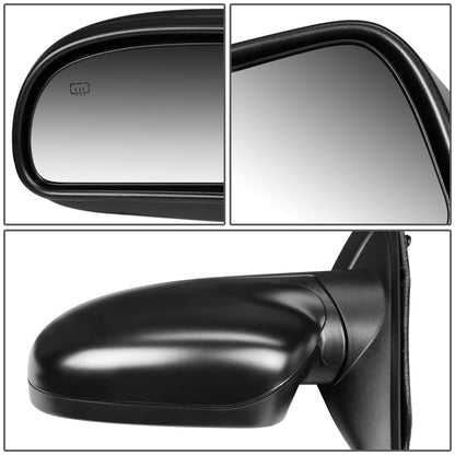 RETROVISOR MIRROR - OEM - 06-08 CHEVY TRAILBLAZER / 06-08 ISUZU ASCENDER - POWERED - HEATED - PAINTABLE - BLACK - LEFT