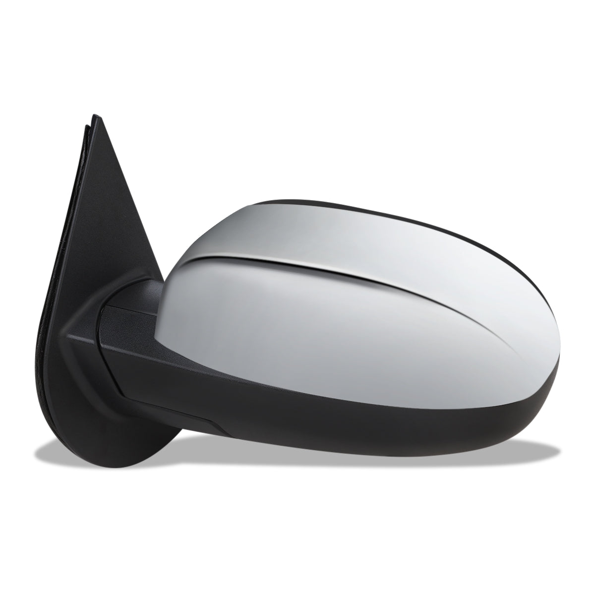 RETROVISOR MIRROR - OEM - 07-14 CHEVY SUBURBAN 1500 / 07-13 CHEVY SUBURBAN 2500 / 07-14 CHEVY TAHOE - FITS MODELS WITH OFF-ROAD PACKAGE - POWERED - HEATED - WITH PUDDLE LIGHT - CHROME - LEFT