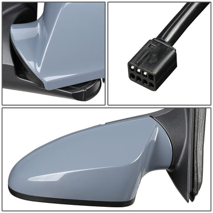 RETROVISOR MIRROR - OEM - 08-12 CHEVY MALIBU / 07-09 SATURN AURA - POWERED - PAINTABLE - BLACK - LEFT