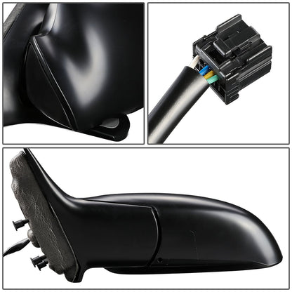 RETROVISOR MIRROR - OEM - 00-05 BUICK LESABRE - POWERED - PAINTABLE - BLACK - LEFT