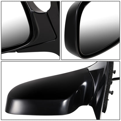 RETROVISOR MIRROR - OEM - 02-05 BUICK RENDEZVOUS - POWERED - HEATED - W/ MEMORY - FOLDING - BLACK MATERIAL - LEFT