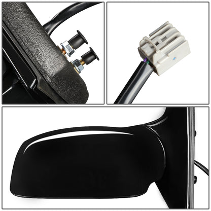 RETROVISOR MIRROR - OEM - 06-11 BUICK LUCERNE - POWERED - HEATED - PAINTABLE - BLACK - LEFT