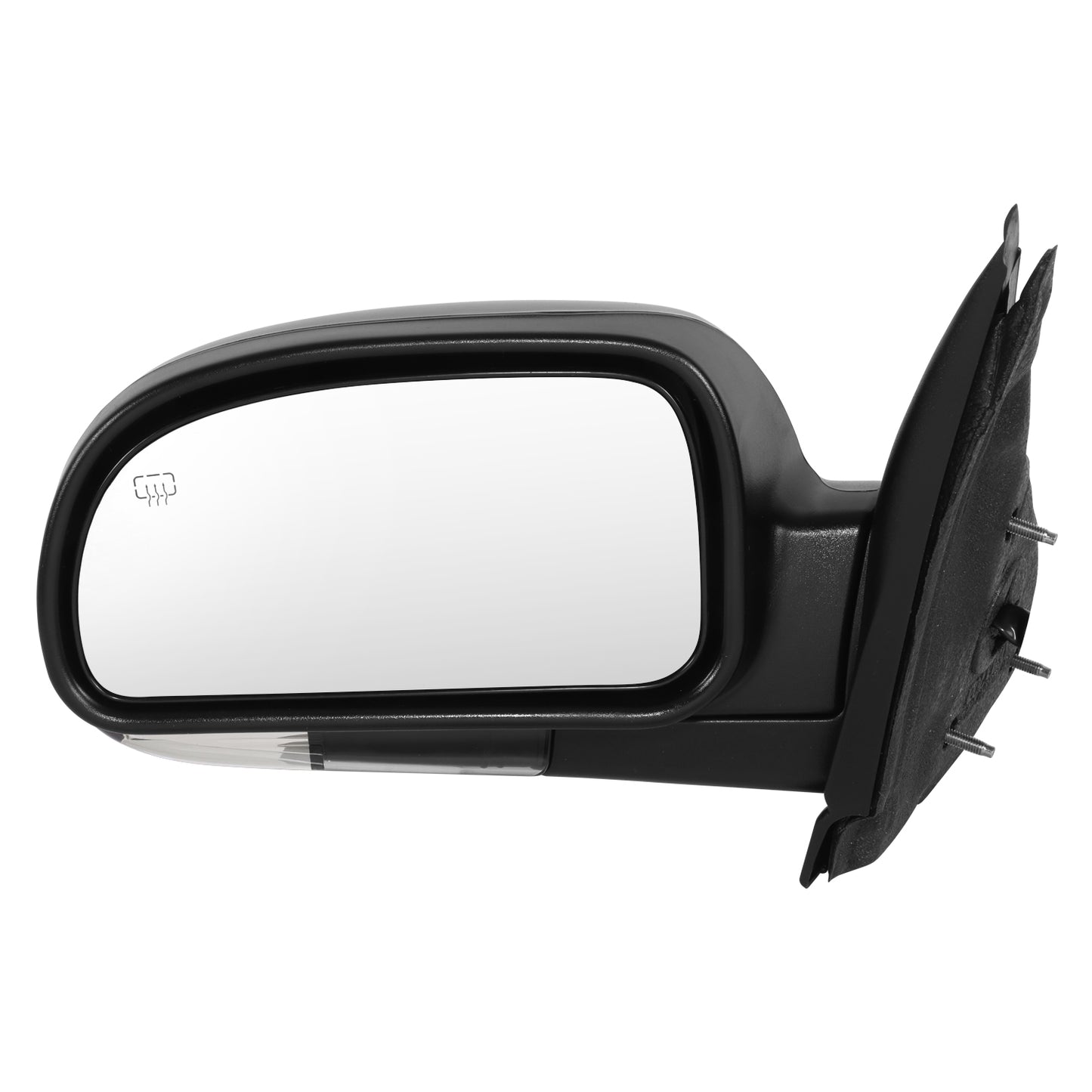 RETROVISOR MIRROR - OE STYLE - BUICK RAINIER 07 - CHEVROLET TRAILBLAZER 07 - GMC ENVOY 07 - WITH POWER WITH HEATED WITH CLEAR SIGNAL WITH MEMORY - DRIVER SIDE - PAINT TO MATCH - BLACK