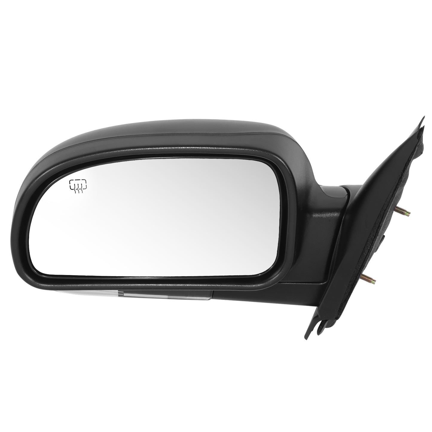 RETROVISOR MIRROR - OE STYLE - BUICK RAINIER 2006-2007 - CHEVROLET TRAILBLAZER 2006-2007 - GMC ENVOY 2006-2007 - WITH POWER WITH HEATED WITH AMBER SIGNAL WITH MEMORY - DRIVER LEFT SIDE - BLACK