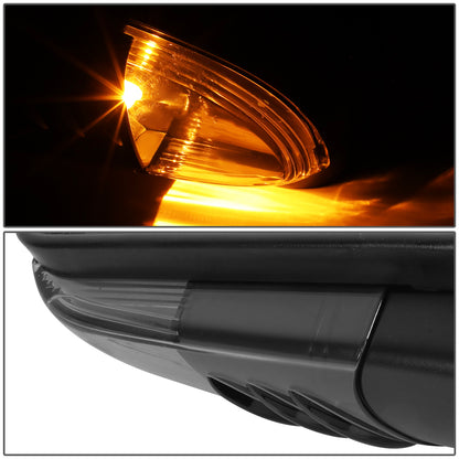 RETROVISOR MIRROR - OE STYLE - BUICK RAINIER 2006-2007 - CHEVROLET TRAILBLAZER 2006-2007 - GMC ENVOY 2006-2007 - WITH POWER WITH HEATED WITH AMBER SIGNAL WITH MEMORY - DRIVER LEFT SIDE - BLACK