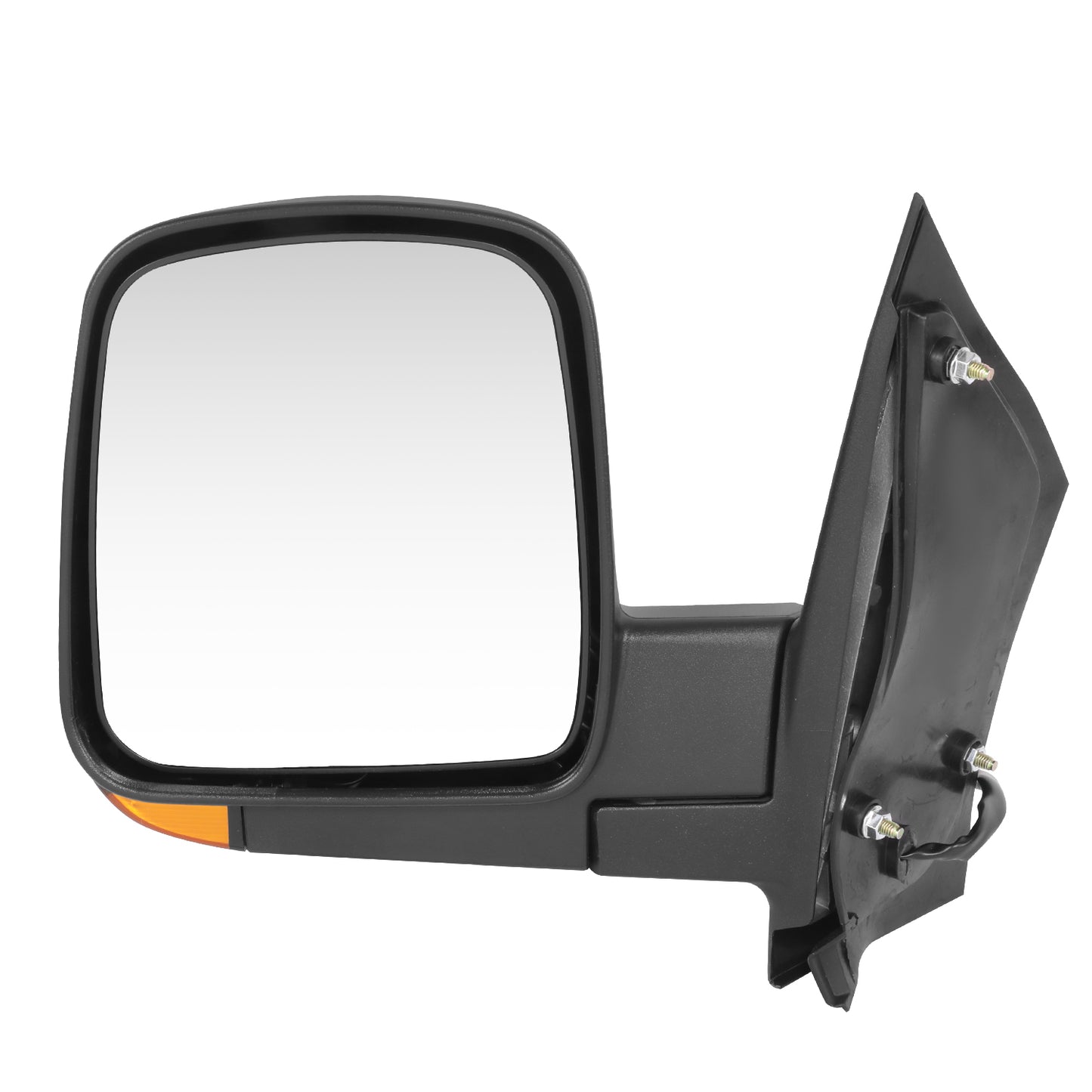 RETROVISOR MIRROR - OE STYLE - CHEVROLET EXPRESS 1500 03-07 - CHEVROLET EXPRESS 2500 03-07 - CHEVROLET EXPRESS 3500 03-07 - WITH POWER WITH HEATED WITH SIGNAL - DRIVER SIDE - PAINT TO MATCH - BLACK