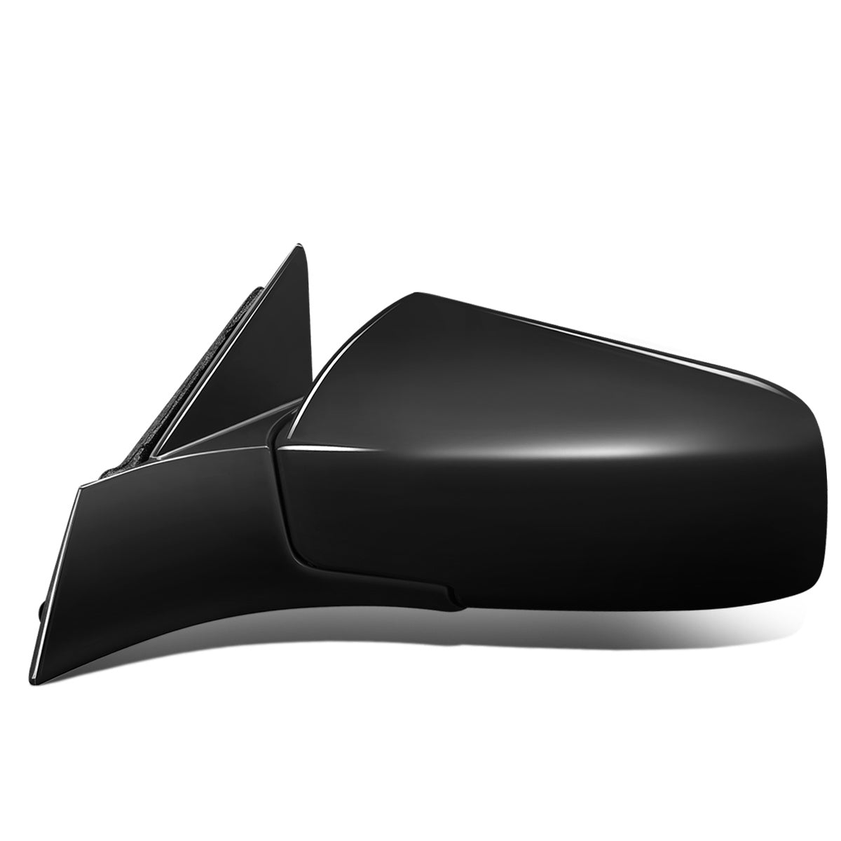 RETROVISOR MIRROR - OEM - 03-07 CADILLAC CTS, CTS-V - POWERED - HEATED - W/ MEMORY - W/ BLUE GLASS - W/ POWER FOLDING - BLACK MATERIAL - LEFT