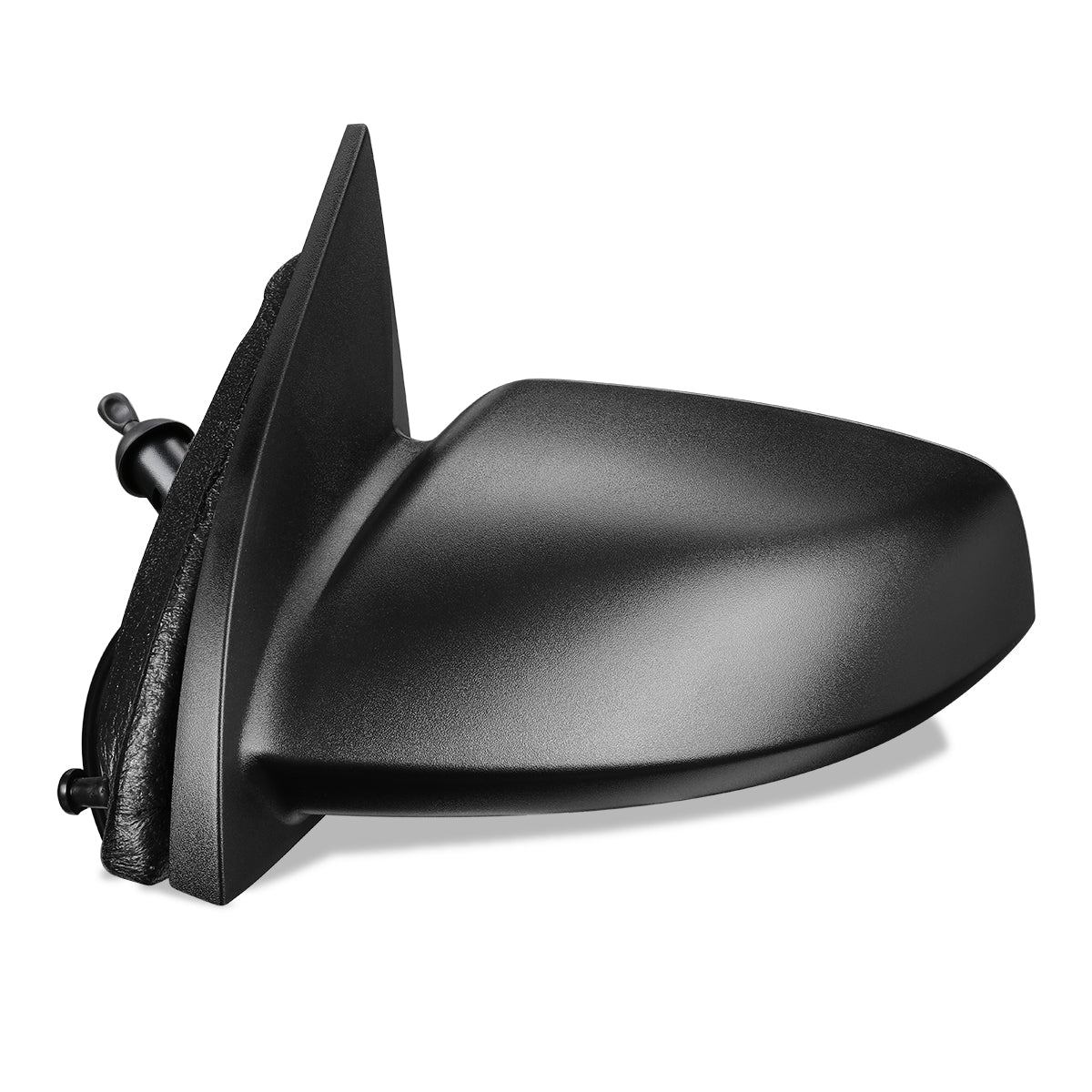 RETROVISOR MIRROR - OEM - 03-07 SATURN ION COUPE - MANUAL - TEXTURED - BLACK - LEFT