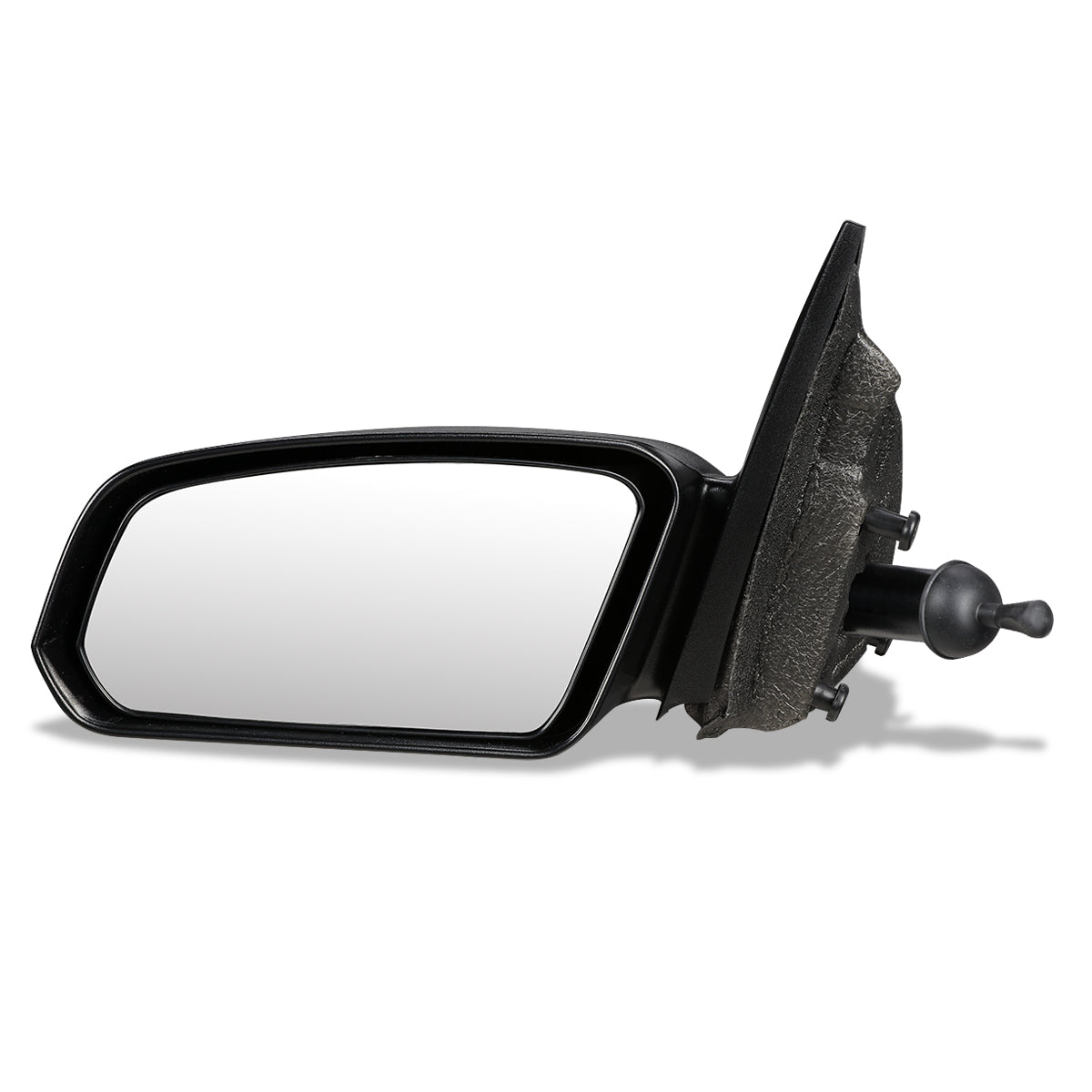 RETROVISOR MIRROR - OEM - 03-07 SATURN ION COUPE - MANUAL - TEXTURED - BLACK - LEFT