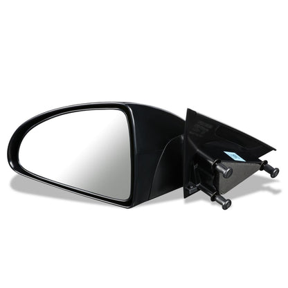 RETROVISOR MIRROR - OEM - 05-10 PONTIAC G6 SEDAN - POWERED - HEATED - PAINTABLE - BLACK - LEFT