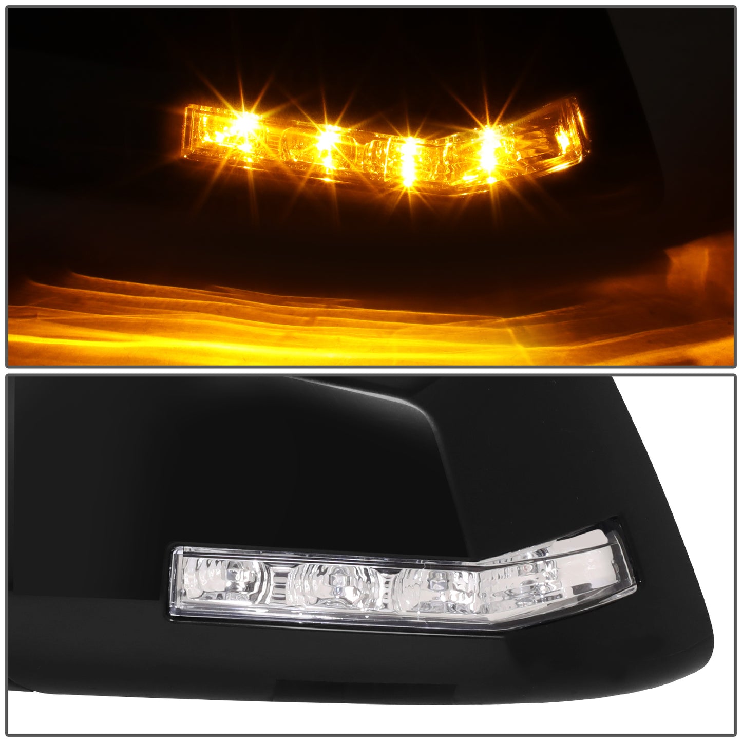 RETROVISOR MIRROR - OE STYLE - SATURN OUTLOOK 07-08 - WITH POWER WITH HEATED GLASS WITH SIGNAL - 1ST DESIGN - DRIVER SIDE - PAINT TO MATCH - BLACK