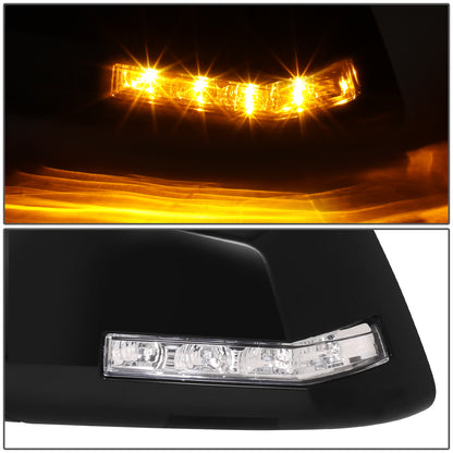 RETROVISOR MIRROR - OE STYLE - SATURN OUTLOOK 07-08 - WITH POWER WITH HEATED GLASS WITH SIGNAL - 1ST DESIGN - DRIVER SIDE - PAINT TO MATCH - BLACK