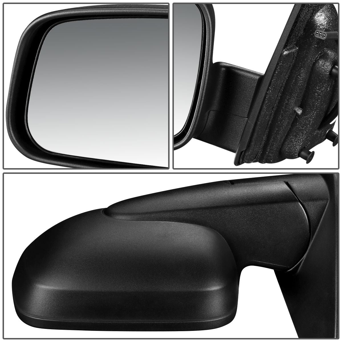 RETROVISOR MIRROR - OEM - 06-11 CHEVY HHR - POWERED - TEXTURED - BLACK - LEFT