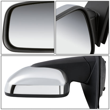 RETROVISOR MIRROR - OEM - 06-11 CHEVY HHR - POWERED - CHROME - LEFT