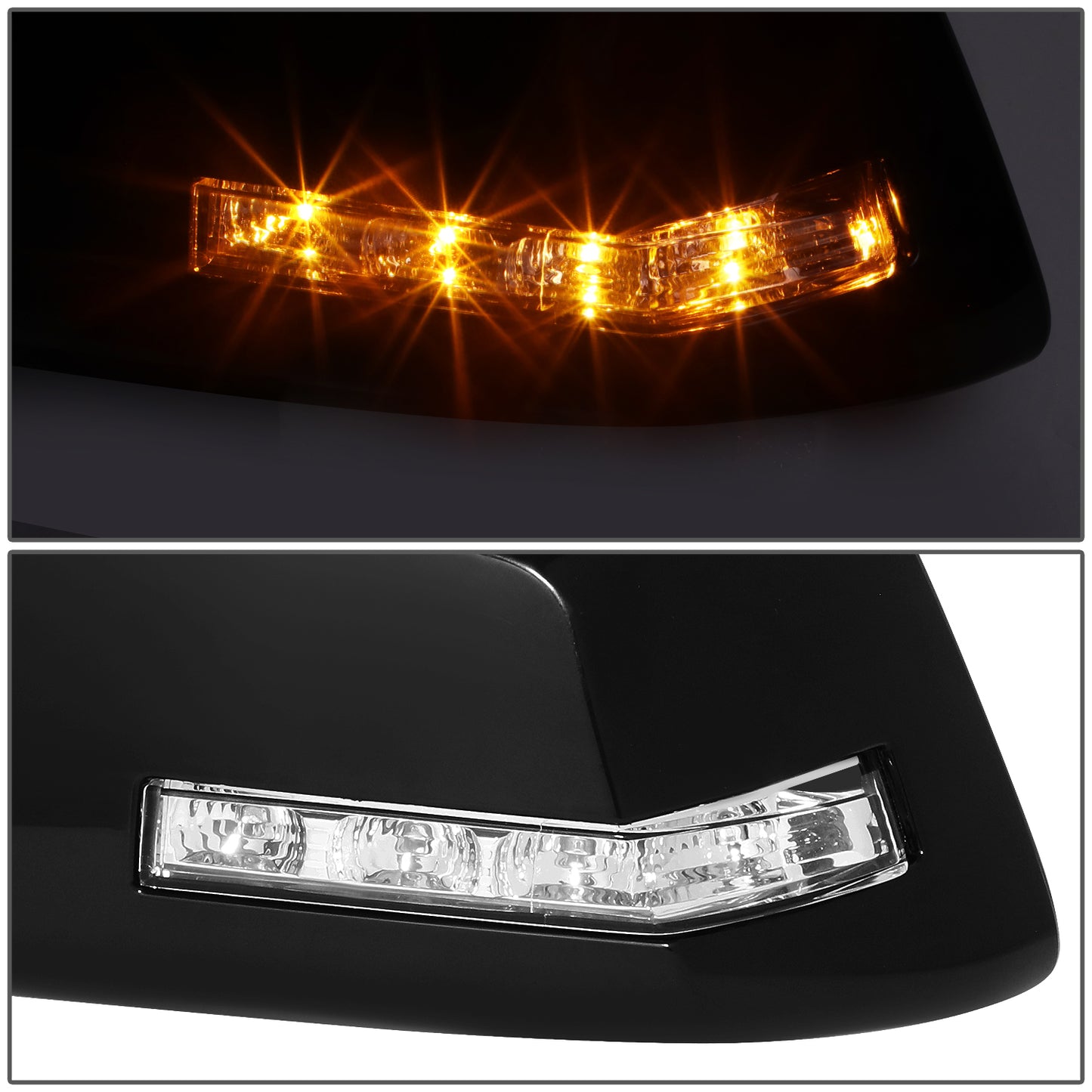 RETROVISOR MIRROR - OE STYLE - CHEVROLET TRAVERSE 2009-2014 - WITH POWER WITH HEATED WITH SIGNAL WITH BLIND SPOT - DRIVER LEFT SIDE - BLACK