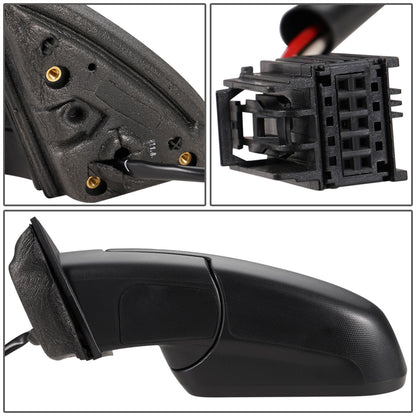 RETROVISOR MIRROR - OEM - 10-16 CHEVY EQUINOX - POWERED - FOLDING - TEXTURED - BLACK - LEFT