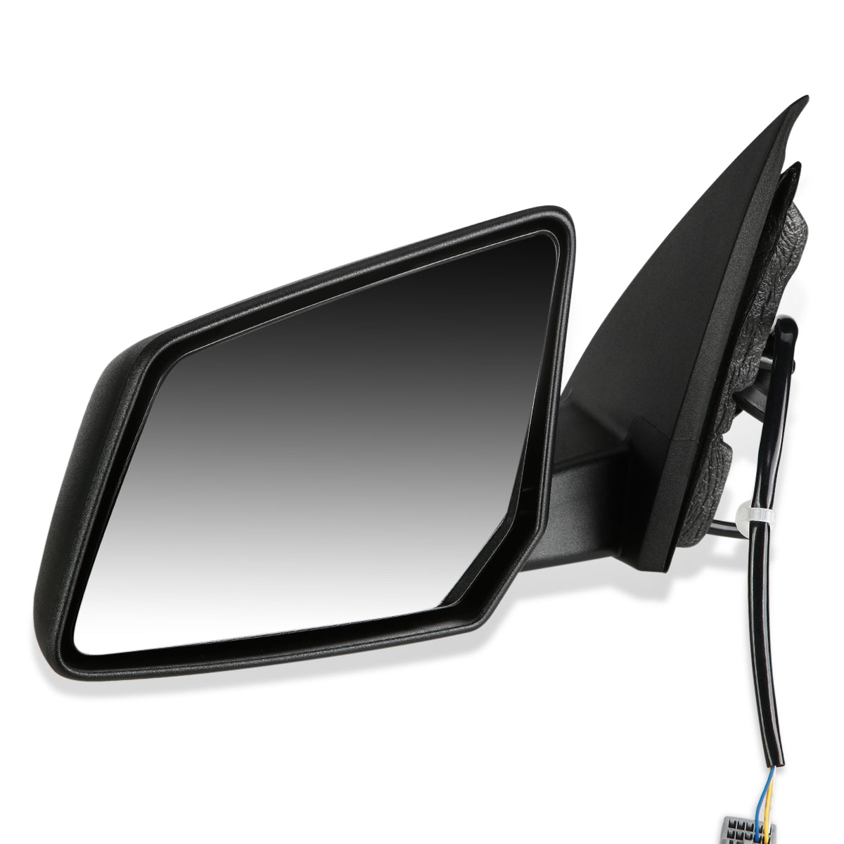 RETROVISOR MIRROR - OEM - 09-16 CHEVY TRAVERSE / 09-17 GMC ACADIA / 08-10 SATURN OUTLOOK - POWERED - TEXTURED - BLACK - LEFT