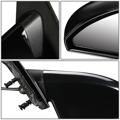 RETROVISOR MIRROR - OEM - 06-13 CHEVY IMPALA / 14-16 CHEVY IMPALA LIMITED - POWERED - TEXTURED - BLACK - LEFT