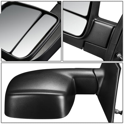 RETROVISOR MIRROR - OEM - 08-14 CHEVY EXPRESS 1500 / 08-18 CHEVY EXPRESS 2500 3500 / 08-14 GMC SAVANA 1500 / 08-18 GMC SAVANA 2500 3500 - MANUAL - TEXTURED - BLACK - LEFT