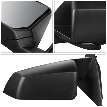 RETROVISOR MIRROR - OEM - 07-10 SATURN OUTLOOK - POWERED - HEATED - FOLDING - TEXTURED - BLACK - LEFT