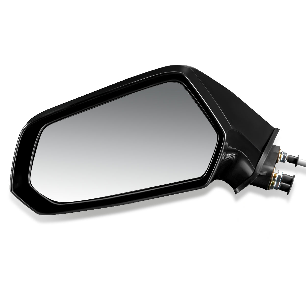 RETROVISOR MIRROR - OEM - 10-15 CHEVY CAMARO - POWERED - PAINTABLE - BLACK - LEFT