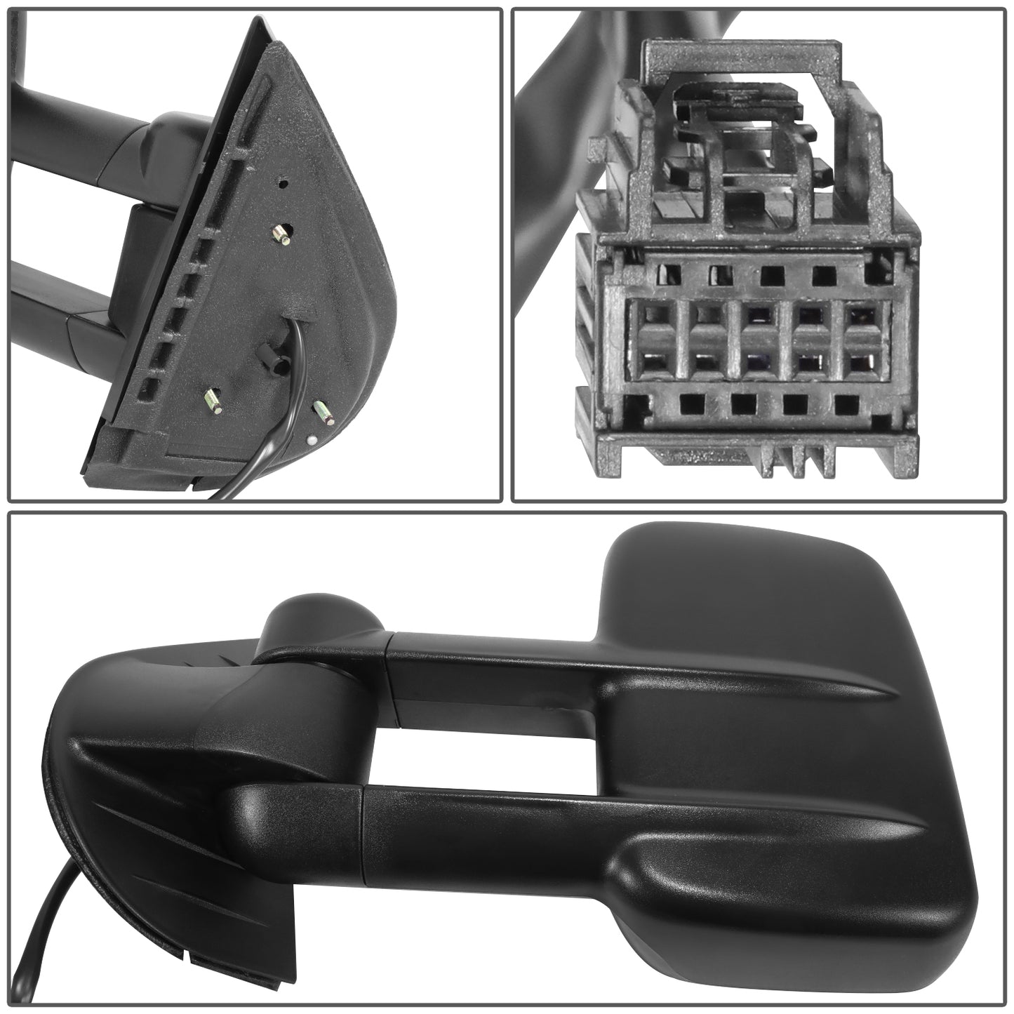 RETROVISOR MIRROR - OE STYLE - CHEVROLET SILVERADO 1500 07-13 - CHEVROLET SILVERADO 2500 07-13 - CHEVROLET SILVERADO 3500 07-13 - GMC SIERRA 1500 07-13 - GMC SIERRA 2500 07-13 - GMC SIERRA 3500 07-13 - WITH POWER WITH HEATED GLASS - DRIVER SIDE - PAINT TO