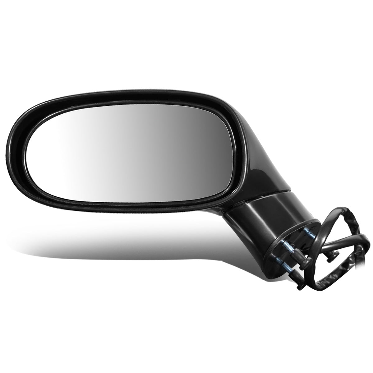 RETROVISOR MIRROR - OEM - 05-13 CHEVY CORVETTE - POWERED - HEATED - FOLDING - BLACK MATERIAL - LEFT