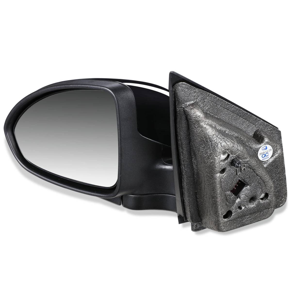 RETROVISOR MIRROR - OEM - 11-15 CHEVY CRUZE / 2016 CHEVY CRUZE LIMITED - POWERED - PAINTABLE - BLACK - LEFT