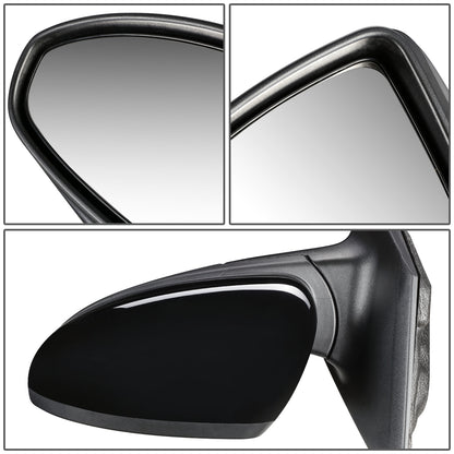 RETROVISOR MIRROR - OEM - 11-15 CHEVY CRUZE / 2016 CHEVY CRUZE LIMITED - POWERED - PAINTABLE - BLACK - LEFT