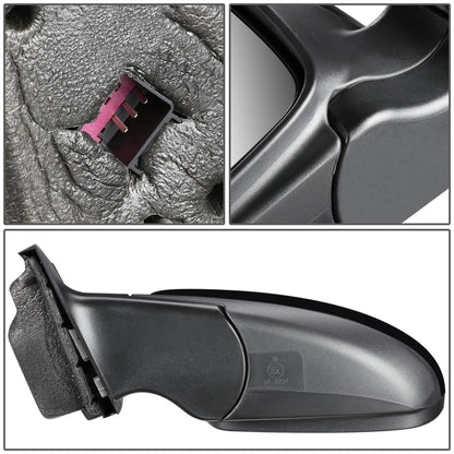 RETROVISOR MIRROR - OEM - 11-15 CHEVY CRUZE / 2016 CHEVY CRUZE LIMITED - POWERED - HEATED - PAINTABLE - BLACK - LEFT