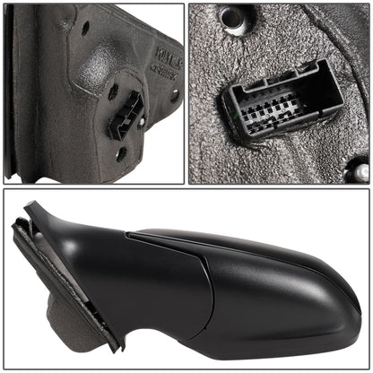 RETROVISOR MIRROR - OEM - 10-15 BUICK LACROSSE - POWERED - HEATED - FOLDING - BLACK - LEFT