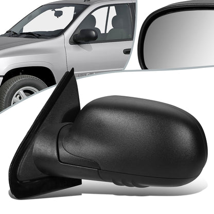 RETROVISOR MIRROR - OEM - 02-09 GMC ENVOY - POWERED - FOLDING - TEXTURED - BLACK - LEFT