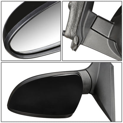 RETROVISOR MIRROR - OEM - 12-19 CHEVY SONIC - POWERED - HEATED - PAINTABLE - BLACK - LEFT