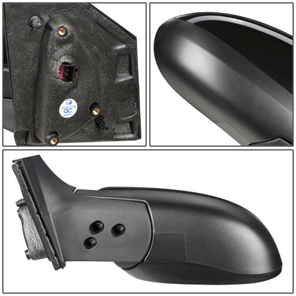 RETROVISOR MIRROR - OEM - 12-19 CHEVY SONIC - POWERED - HEATED - PAINTABLE - BLACK - LEFT