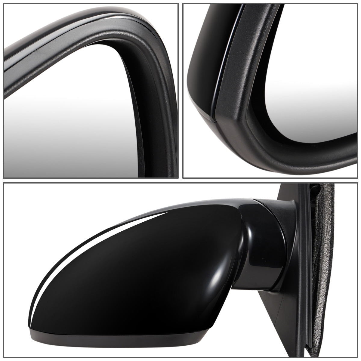 RETROVISOR MIRROR - OEM - 12-17 BUICK REGAL - POWERED - HEATED - FOLDING - BLACK MATERIAL - LEFT