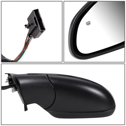 RETROVISOR MIRROR - OEM - 12-16 BUICK VERANO - POWERED - HEATED - FOLDING - BLACK MATERIAL - LEFT