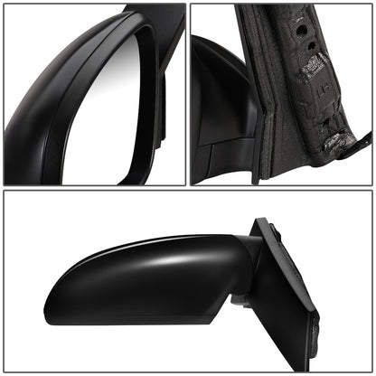 RETROVISOR MIRROR - OEM - 12-16 BUICK VERANO - POWERED - FOLDING - BLACK MATERIAL - LEFT