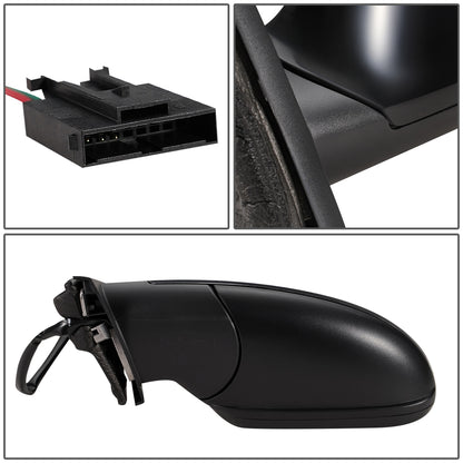 RETROVISOR MIRROR - OEM - 12-16 BUICK VERANO - POWERED - FOLDING - BLACK MATERIAL - LEFT