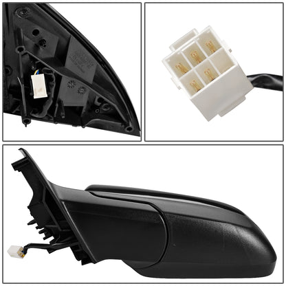 RETROVISOR MIRROR - OEM - 06-12 CHEVY IMPALA - POWERED - HEATED - FOLDING - BLACK MATERIAL - LEFT