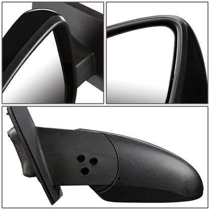 RETROVISOR MIRROR - OEM - 13-15 CHEVY SPARK - POWERED - PAINTABLE - BLACK - LEFT