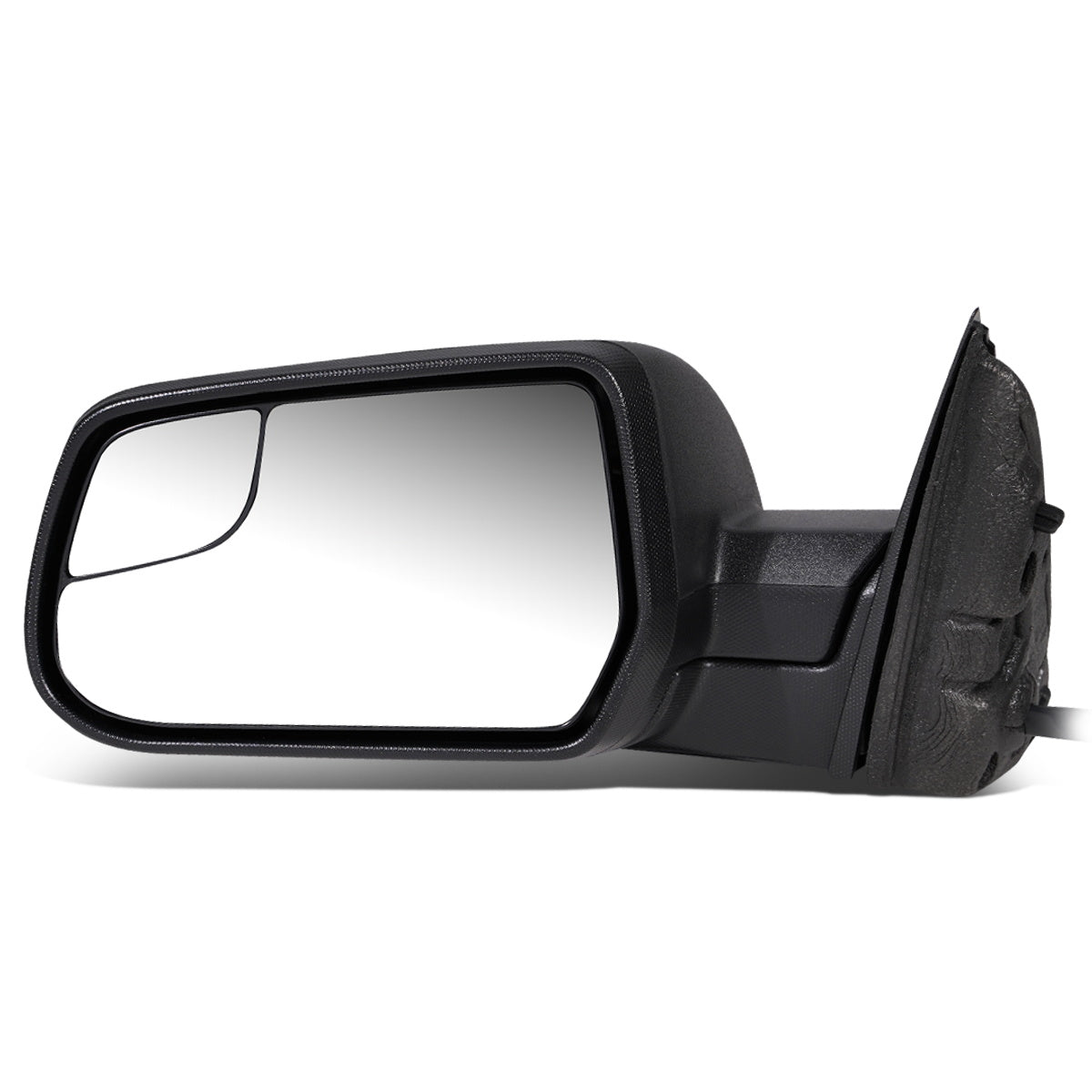 RETROVISOR MIRROR - OEM - 10-16 CHEVY EQUINOX - POWERED - FOLDING - W/ BLIND SPOT GLASS - TEXTURED - BLACK - LEFT