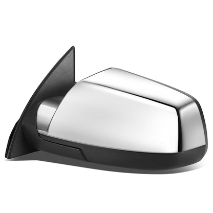 RETROVISOR MIRROR - OEM - 10-17 GMC TERRAIN - POWERED - HEATED - W/ BLIND SPOT GLASS - FOLDING - CHROME - LEFT