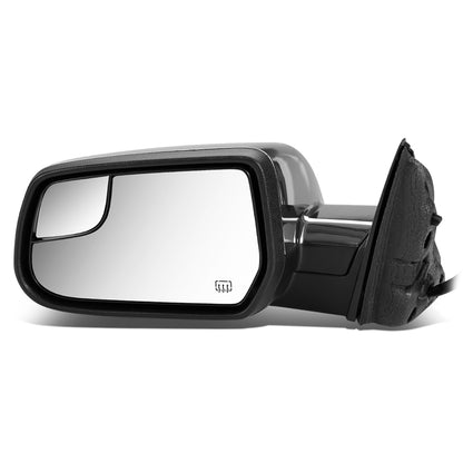 RETROVISOR MIRROR - OEM - 10-17 GMC TERRAIN - POWERED - HEATED - W/ BLIND SPOT GLASS - FOLDING - CHROME - LEFT