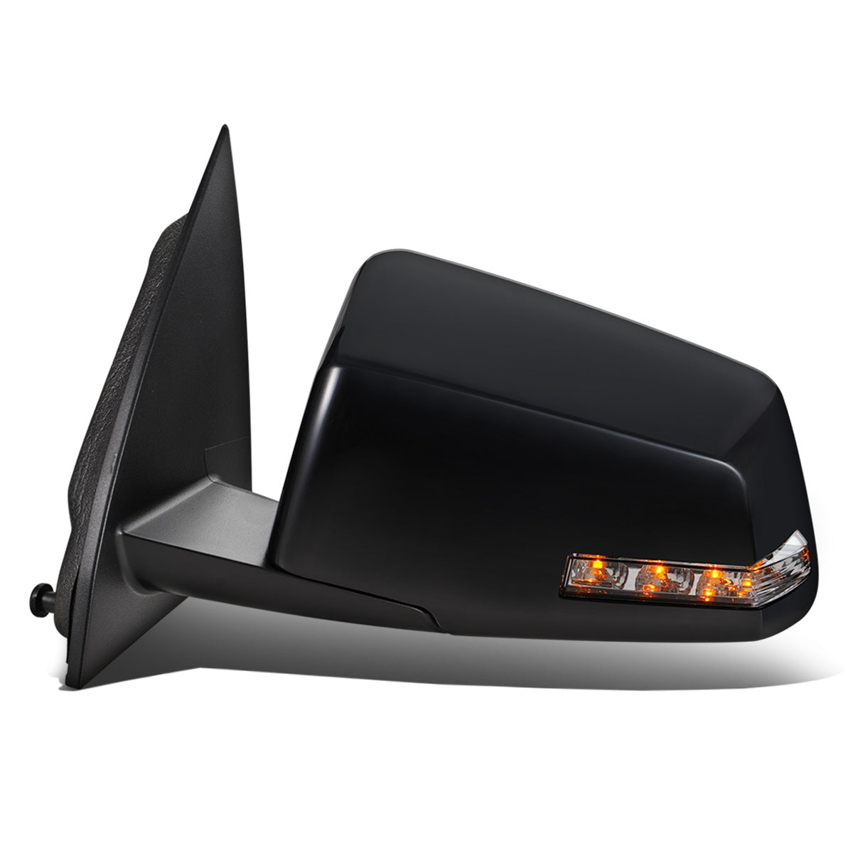 RETROVISOR MIRROR - OEM - 13-17 CHEVY TRAVERSE - POWERED - HEATED - W/ SIGNAL LIGHT - FOLDING - W/ BLIND SPOT GLASS - BLACK - LEFT