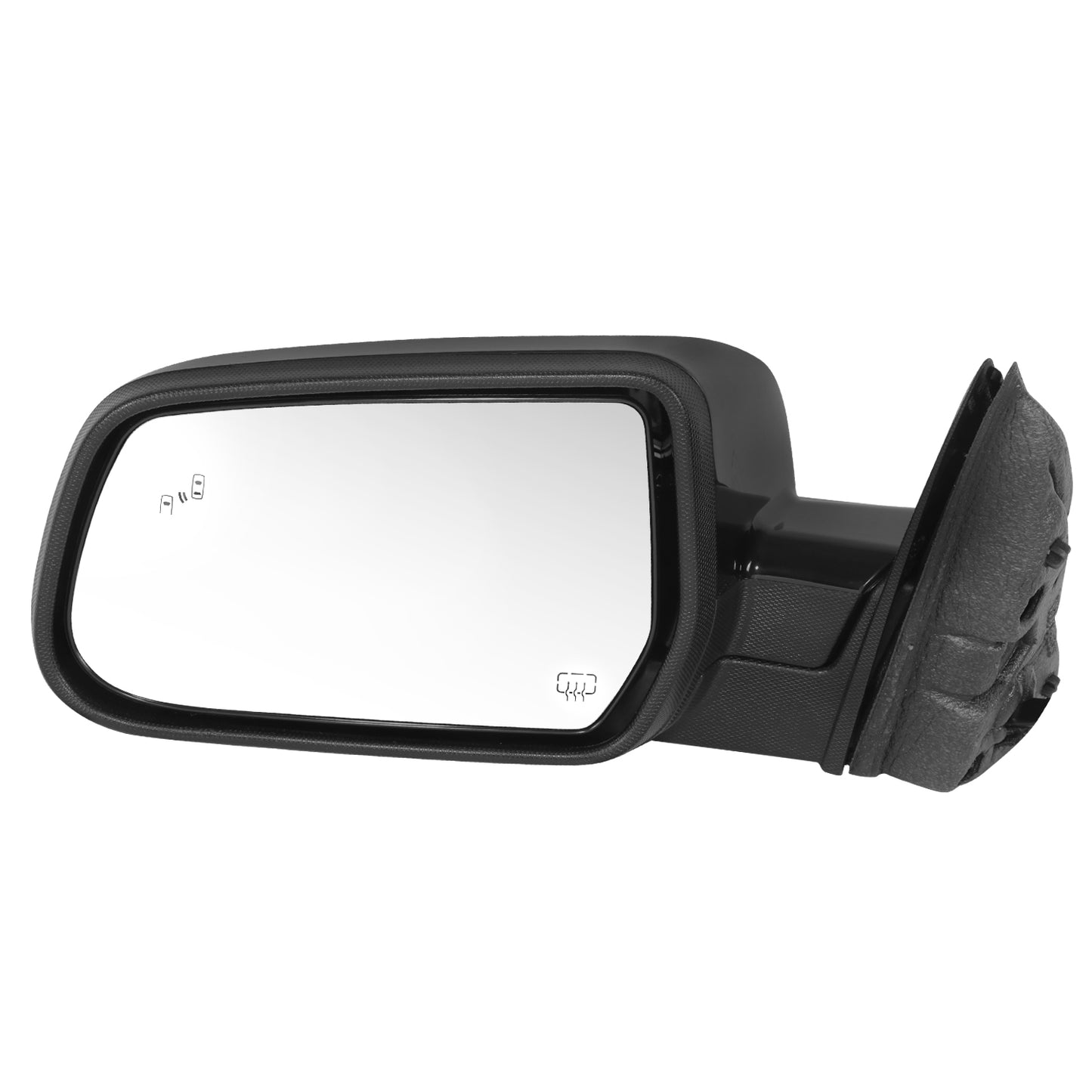 RETROVISOR MIRROR - OE STYLE - CHEVROLET EQUINOX 16-17 - GMC TERRAIN 16-17 - WITH POWER WITH HEATED GLASS WITH BLIND SPOT - DRIVER SIDE - PAINT TO MATCH - BLACK