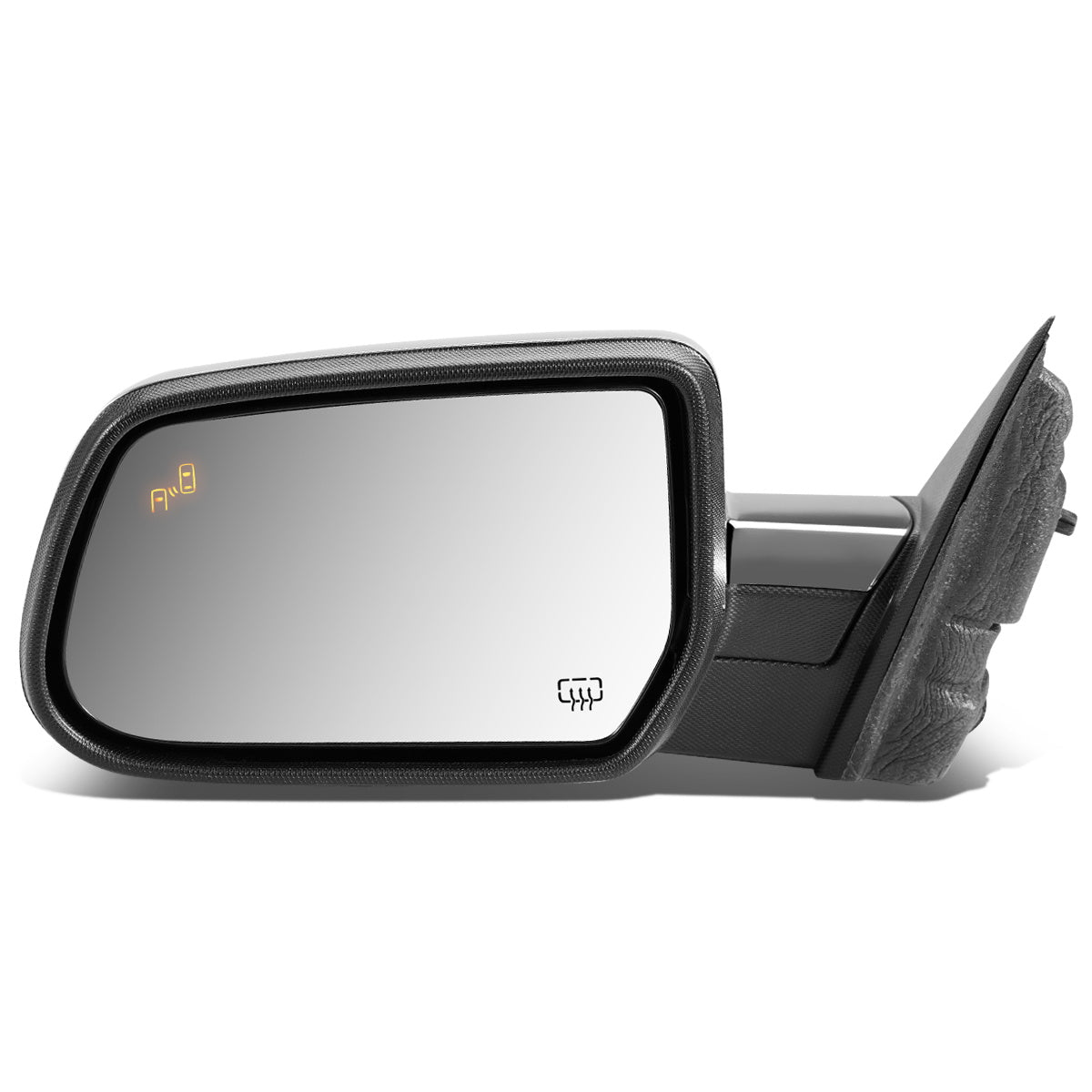 RETROVISOR MIRROR - OEM - 10-16 CHEVY EQUINOX - POWERED - HEATED - W/ MEMORY - W/ BSD - FOLDING - CHROME COVER - LEFT