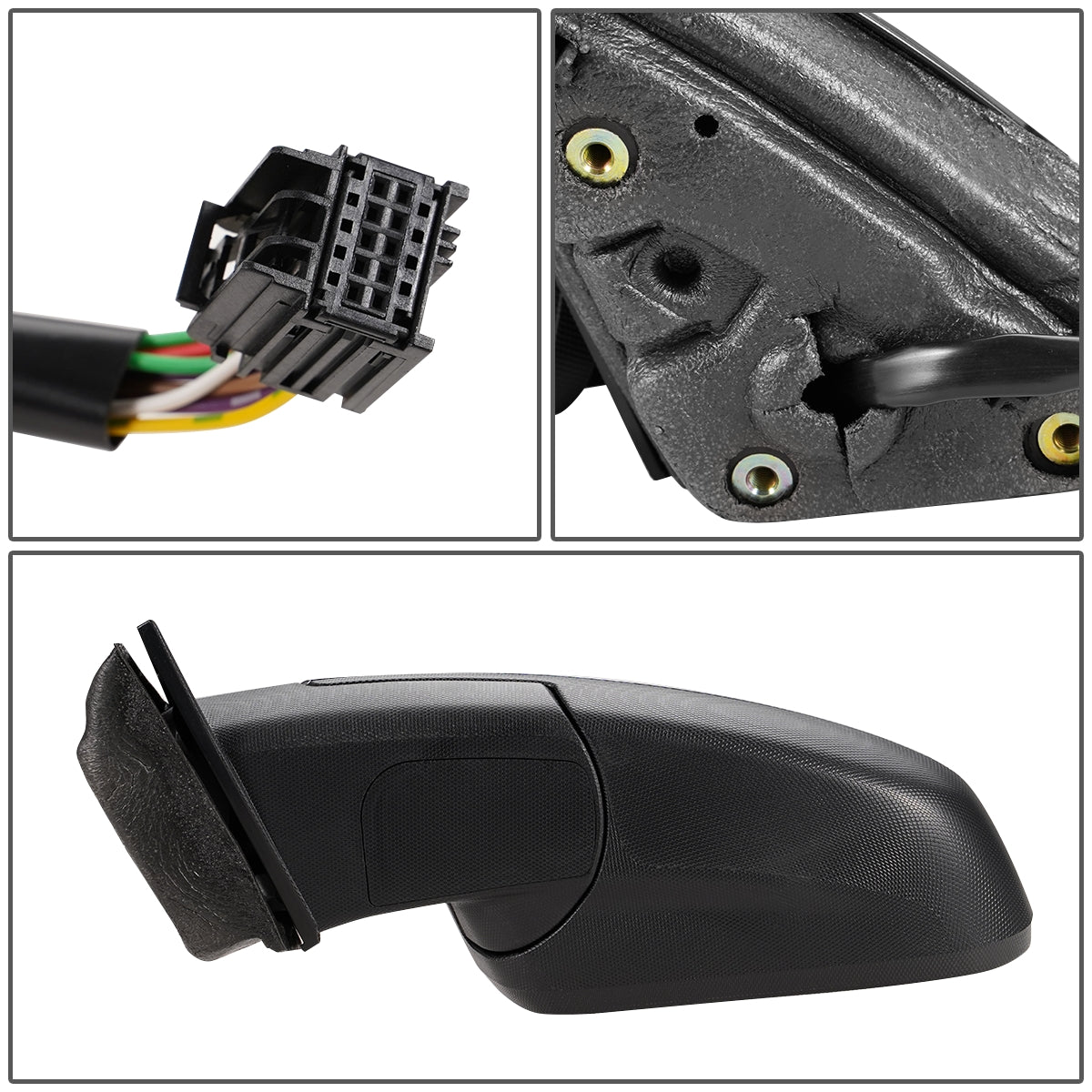 RETROVISOR MIRROR - OEM - 10-16 CHEVY EQUINOX - POWERED - HEATED - W/ MEMORY - W/ BSD - FOLDING - CHROME COVER - LEFT