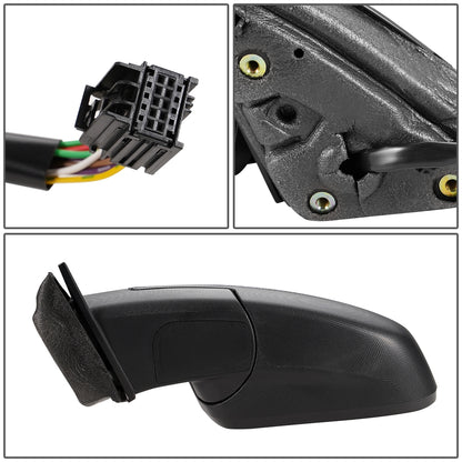 RETROVISOR MIRROR - OEM - 10-16 CHEVY EQUINOX - POWERED - HEATED - W/ MEMORY - W/ BSD - FOLDING - CHROME COVER - LEFT