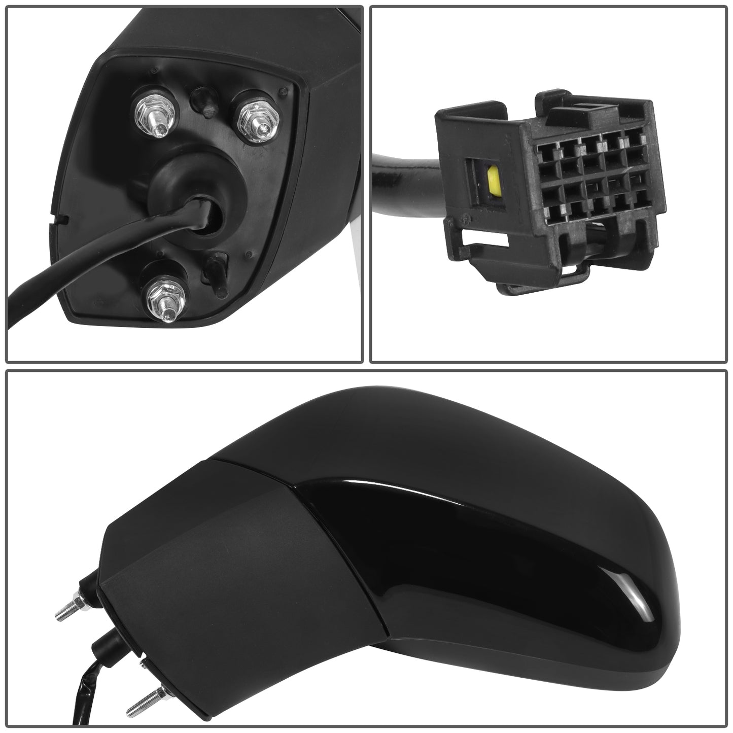 RETROVISOR MIRROR - OE STYLE - CHEVROLET TRAX 13-14 - WITH POWER - DRIVER SIDE - PAINT TO MATCH - BLACK