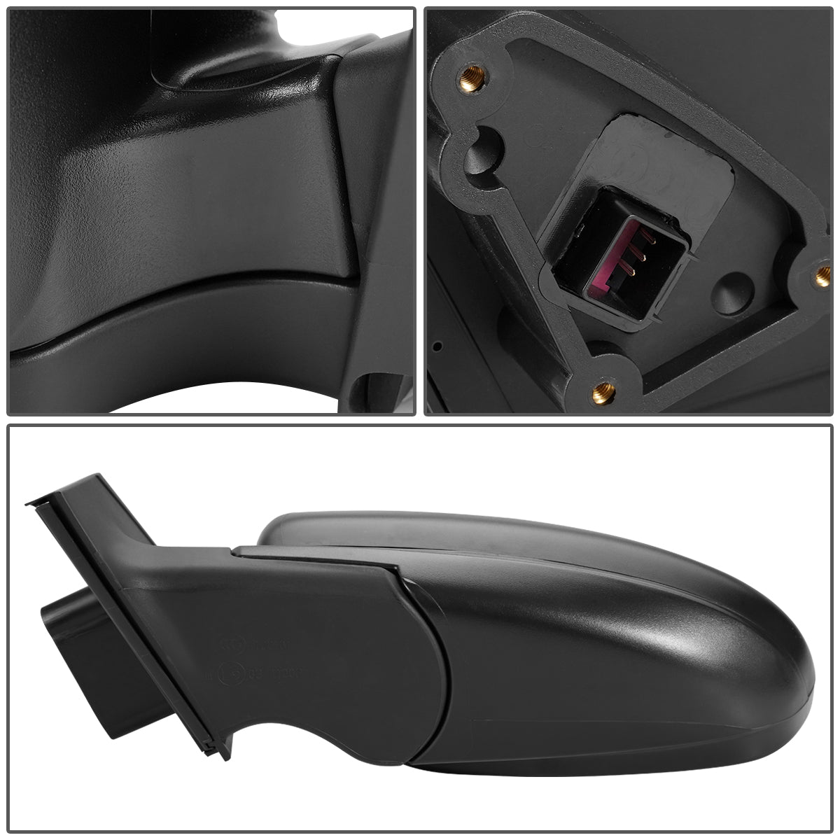 RETROVISOR MIRROR - OEM - 11-15 CHEVY CRUZE - POWERED - FOLDING - TEXTURED - BLACK - LEFT